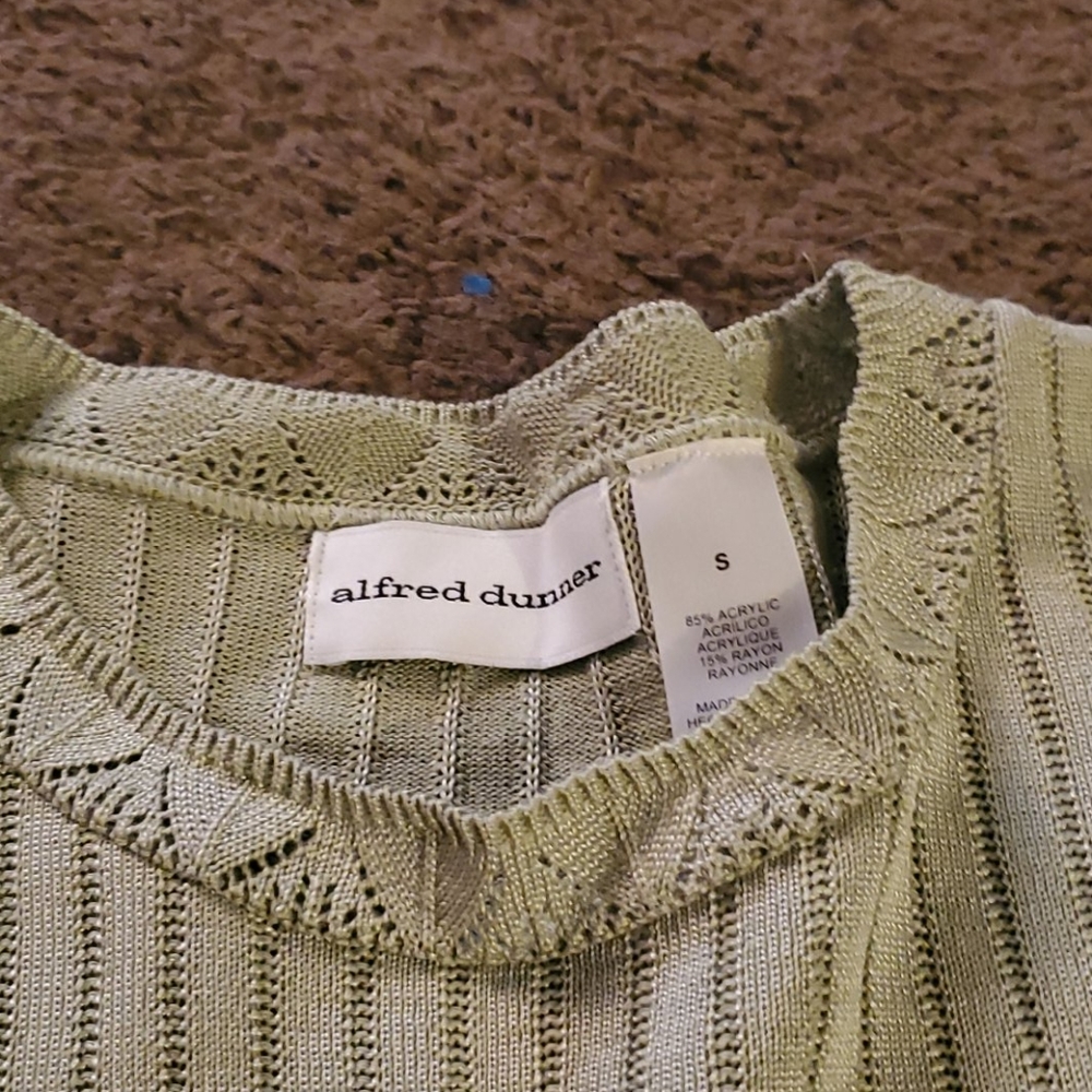 Alfred dunner green shirt